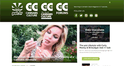 Desktop Screenshot of cannabisculture.com